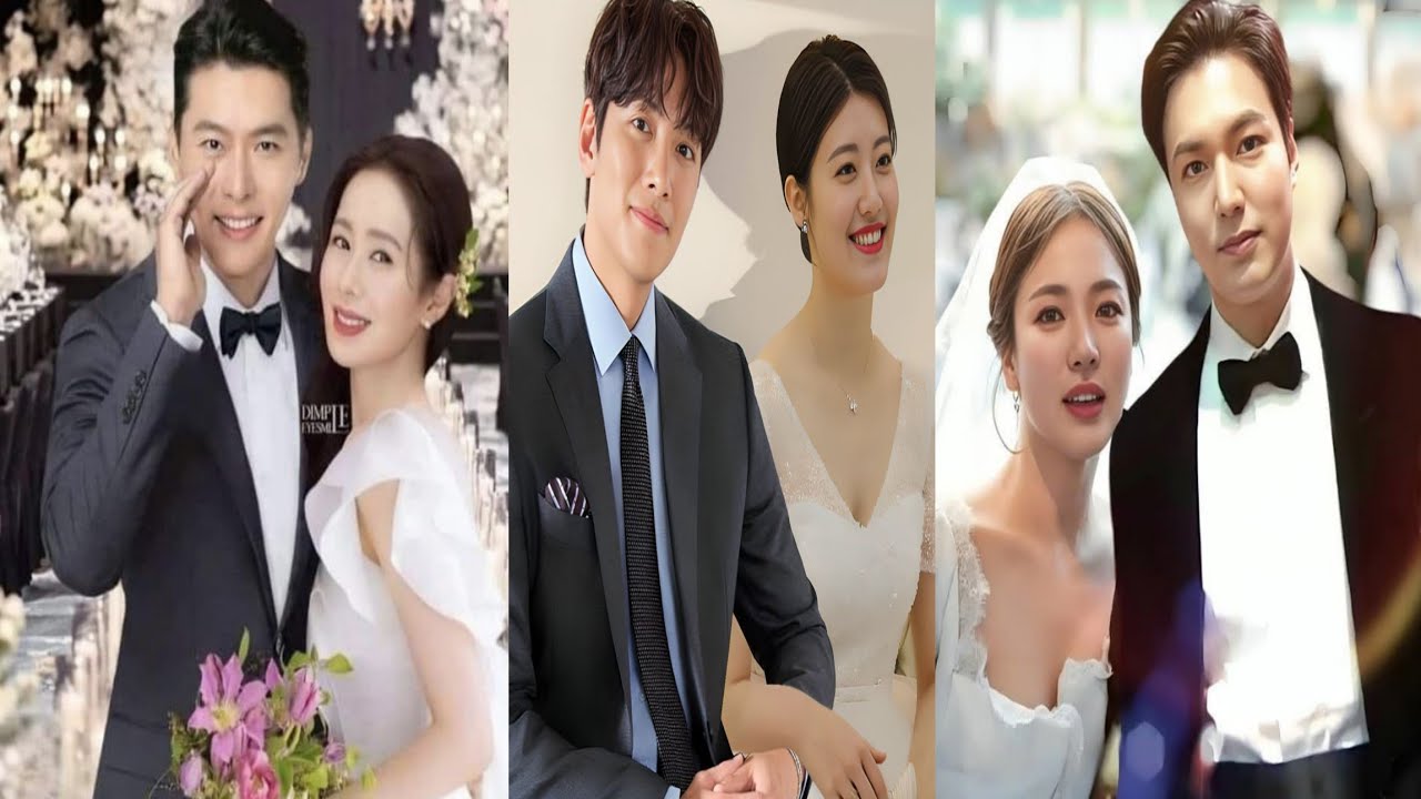 ТОП-8 корейских пар, которые уже поженились в 2025 году🎉😍❤️