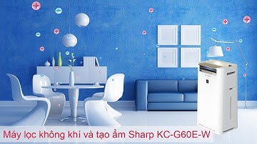 Máy lọc không khí và tạo ẩm Sharp KC-G60E-W | Model 2018