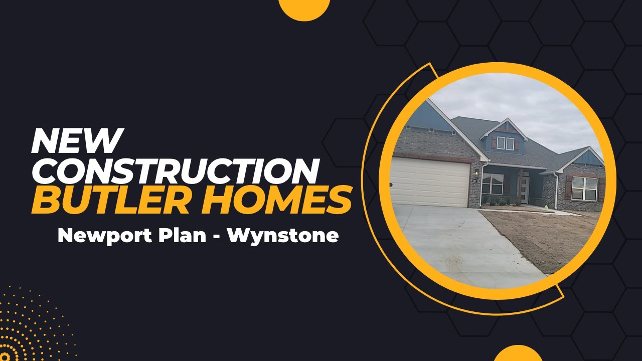 Butler Homes Newport Floor plan Wynstone Neighborhood Coweta OK