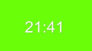 timer green screen / 30 minute timer / countdown