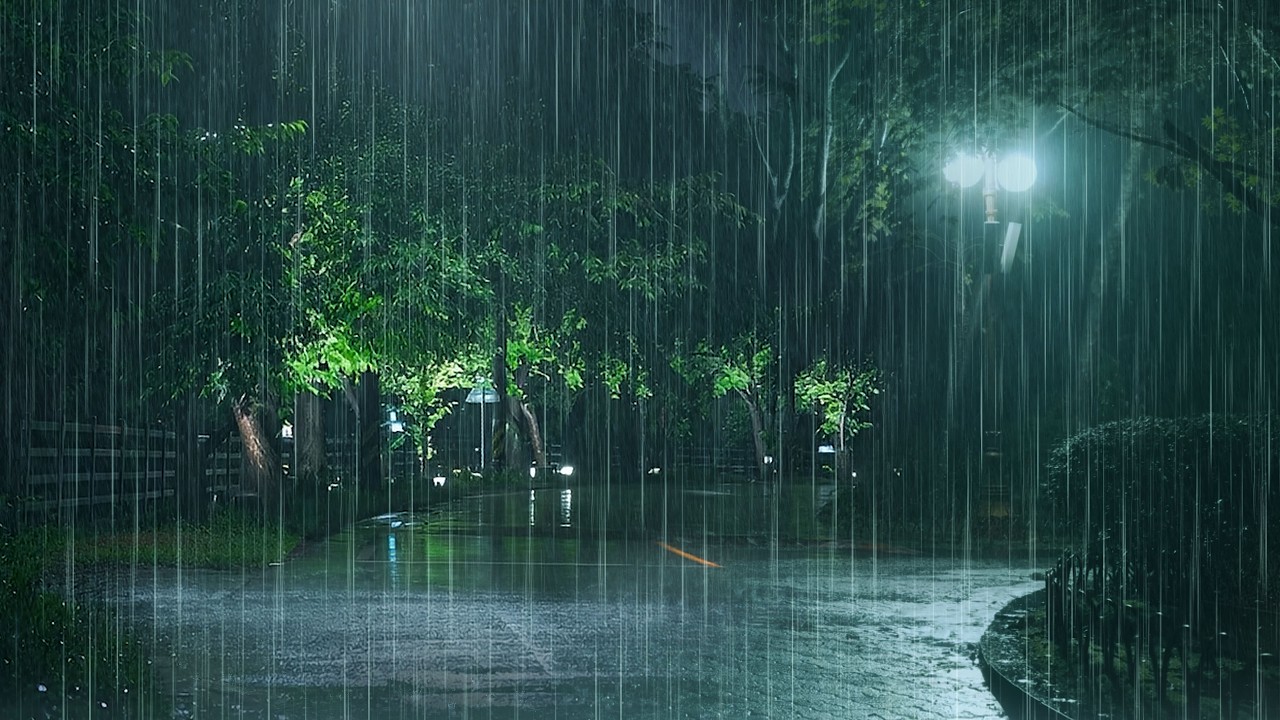 The BEST Way to Fall Asleep Quickly | Heavy Rain & Thunder at Night | Cozy ASMR Rain