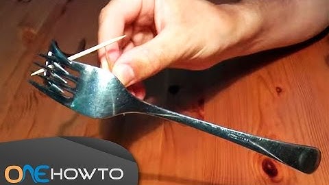 How To Balance Two Forks on a Toothpick Step by Step