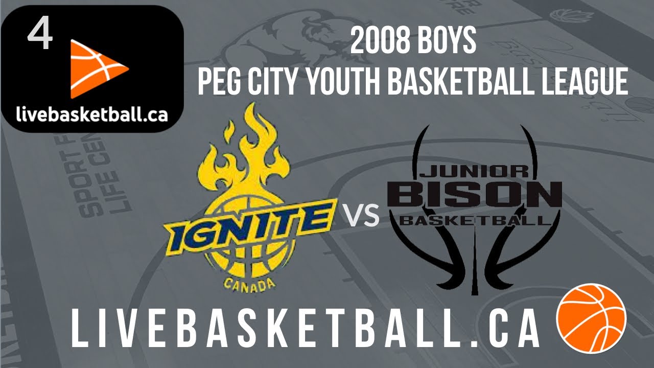 Peg City Youth Basketball League- 2008 Ignite Boys vs 2008 Junior Bison Boys