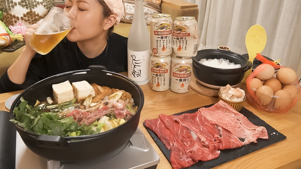 すき焼きがうますぎてお酒が止まらんプロぼっち飲兵衛の忘年会。今年もありがとうございました!