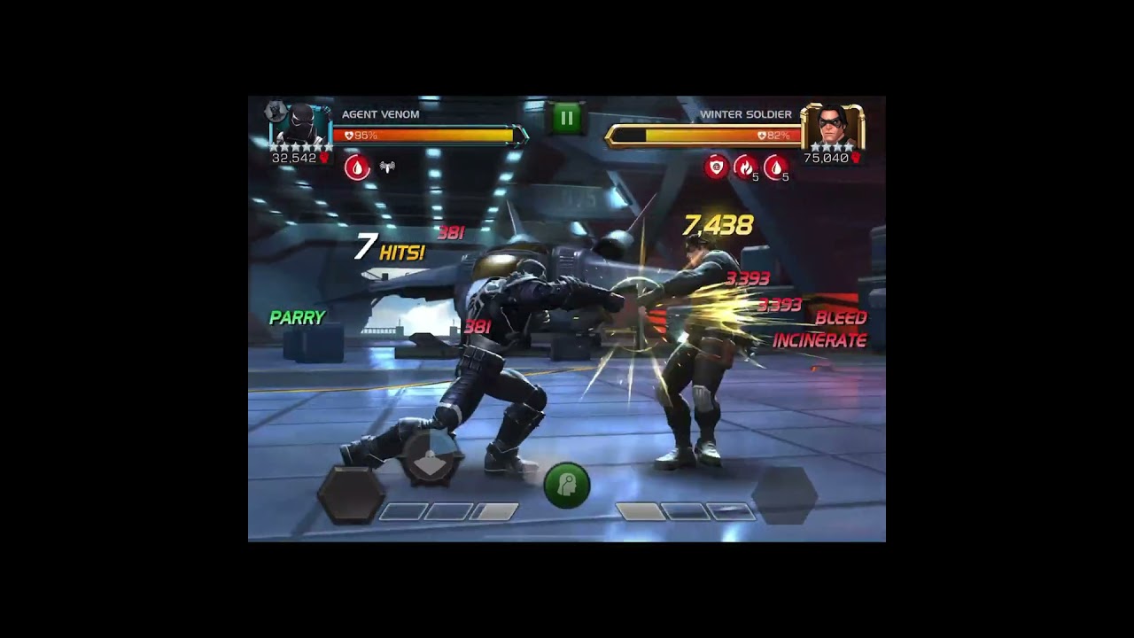 Ascended Agent Venom vs ROL Winter Soldier 14 Seconds