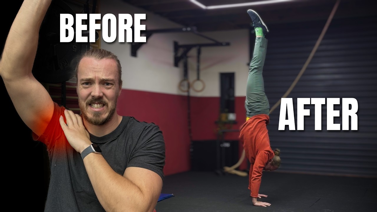 Fix your tight shoulders for picture perfect handstands