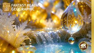 🌞✨ Amber & Yellow Sapphire Realms | Awaken Your Solar Chakra Power | 432Hz Relaxation | 4K screenshot 2
