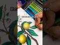 Prismacolor Lemon Study | Layering Wax Pencils 🍋✨ #art #artshorts #aestheticart #pencil art