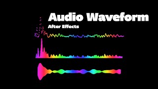 After Effects Audio Waveform Animation - No plugins