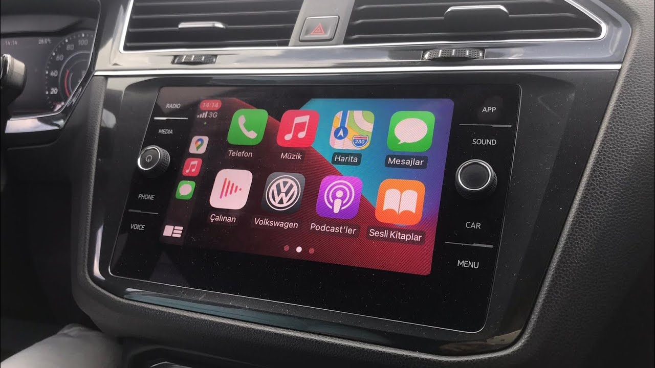 Tiguan Carplay aktivasyonu YouTube