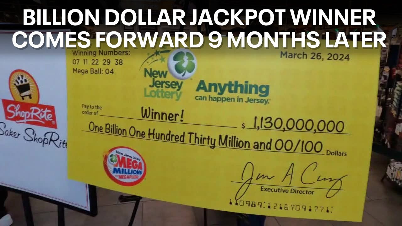 Mega Millions jackpot winner claims billion dollar price 9 months after drawing