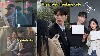 The Way Seo Kangjoon Put His Hand On Ahn Eunjin Shoulder While She Pointed At His Face