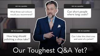 Capsule Suit Colours, Coat Length, Shoe Polishing, Cricket Jumpers - Q&A 14