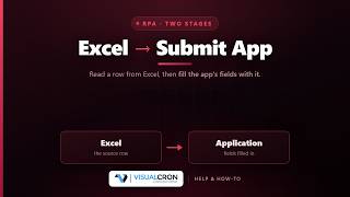 RPA - Excel to Submit app