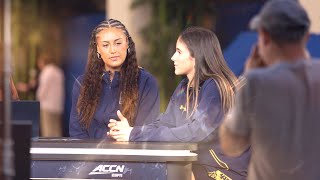 Kylee Watson \& Sonia Citron | ACC Tipoff | Notre Dame Women's Basketball