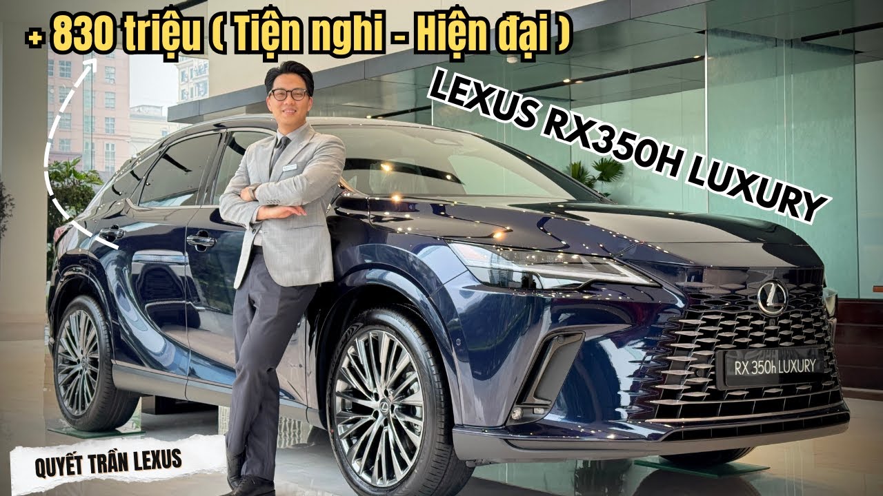 🌟 thêm 830 triệu chọn RX350h Luxury 2026 ?| Ngoại thất : Xanh Deep Blue - Nội thất : Nâu Café