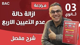 ازالة حالات عدم التعيين الاربع