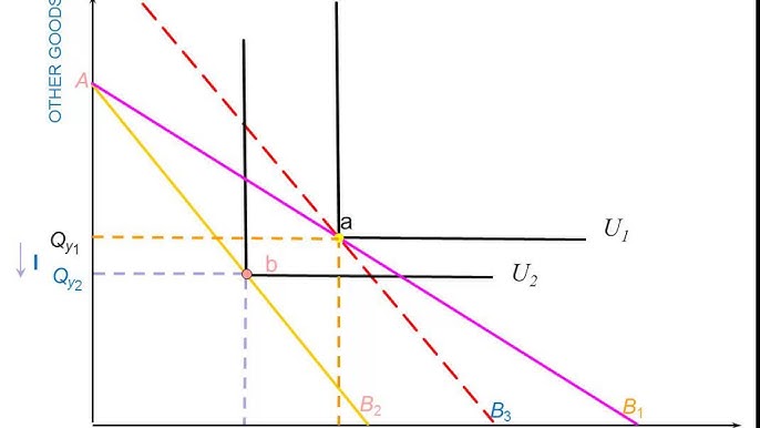 Mathematically Solving For The Income And Substitution Effect Of A Price Change Youtube