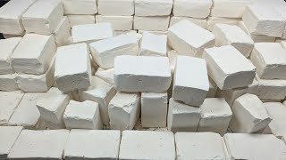 Half White Extra Soft Gym Chalk fluffy+powdery Mass Crush reform | oddly satisfying | ASMR  screenshot 2