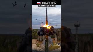 Russia's ICBM | Mach 20+ Carry Nuclear Weapons #shorts #russia #ballisticmissile #trending #iranwar