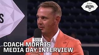 Coach Morris Interview at 2026 Monster Energy Big 12 Football Media Days