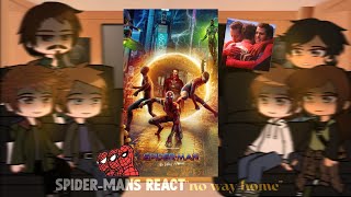 Spider-Men's + Some People React To Nwh || Part 1(?) ||‼️Spoilers + Angst✨|| Marvel