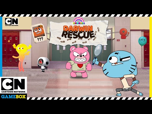 Gumball Games on Cartoon Network UK, United Kingdom, Cartoon Network,  Darwin, aquarium