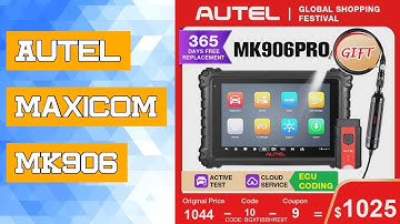 Autel MaxiCOM MK906 Pro Diagnostic Scanner Advanced ECU Coding OBD Diagnostic Tool OBD2 Scanner Base