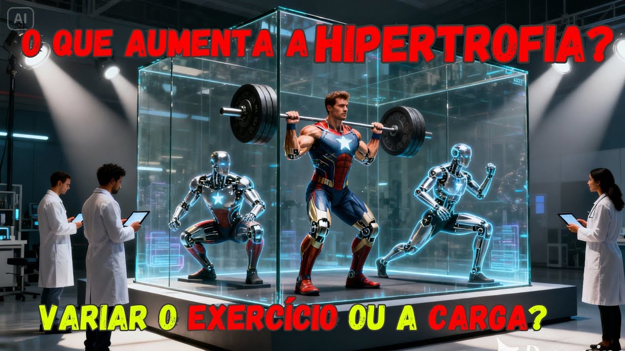 Variação de exercícios vence a carga? O estudo que muda tua prescrição