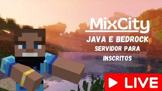 MINECRAFT SOBREVIVÊNCIA (LIVE JOGANDO COM INSCRITOS (SERVIDOR SO PARA INSCRITOS) BORA JOGAR?? EP 8