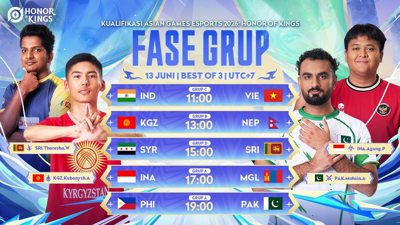 [ID] Asian Games Esports Qualifiers 2026: Honor of Kings| Group Stage Hari 1