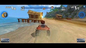 BEACH BUGGY RACING  = MOBILE GAMEPLAY WALKTHROUGH- PART -3 ~~EASY STREET RACE 》》2
