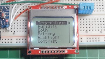 Simple GUI with Encoder, Arduino and Nokia 5110 LCD
