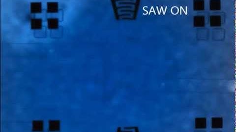 Microfluidic Plug Steering with Surface Acoustic Waves