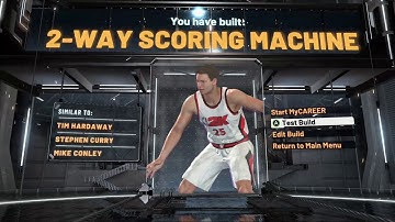 HOW to MAKE the BEST 2-WAY SCORING MACHINE in NBA 2K20