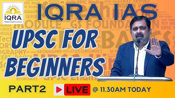 Ojha Sir Demo Lecture 2 | New UPSC Online & Offline Batch Starts June 2025 #iqraias #upsc #pune