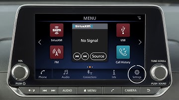 2019 Nissan Altima - Setting the Clock without Navigation (if so equipped)