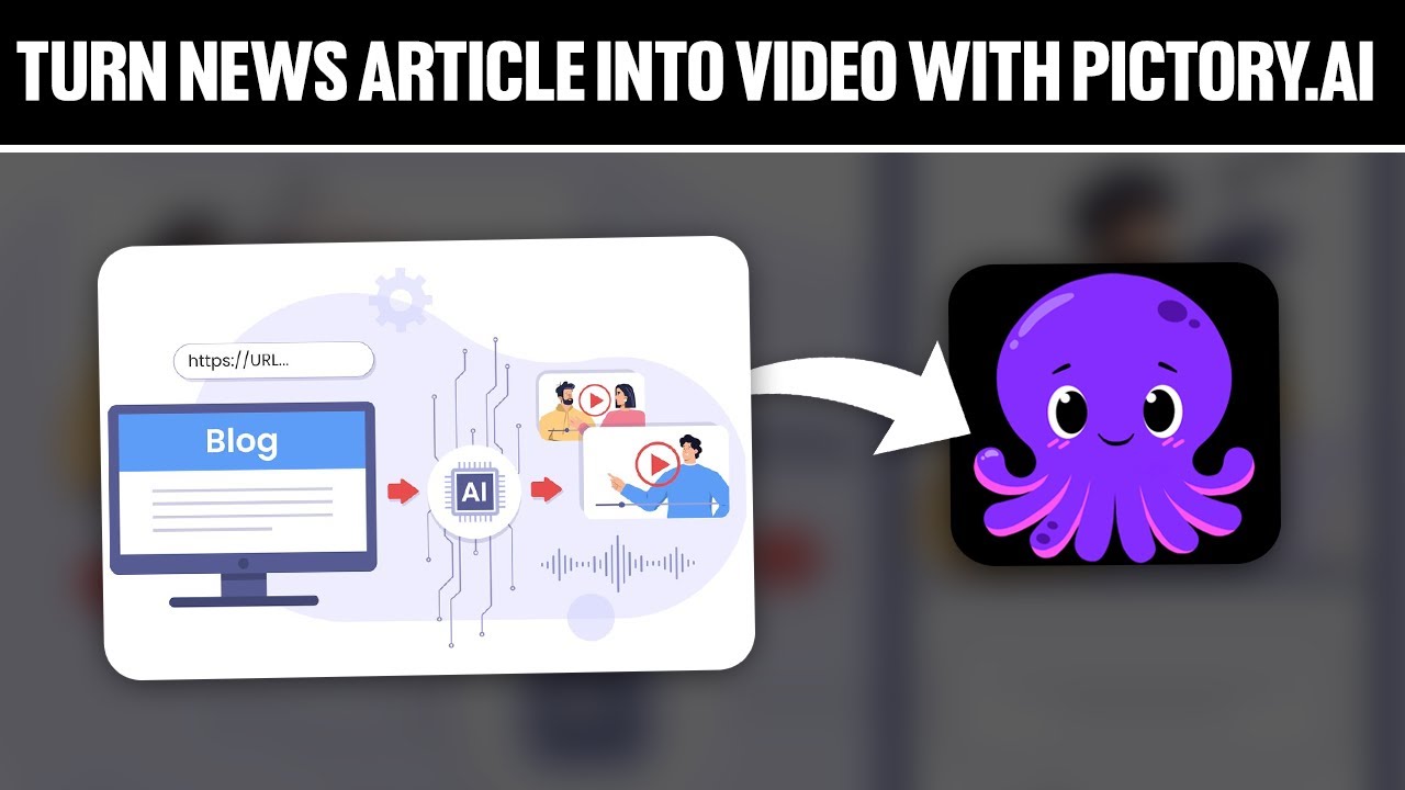 How To Turn News Article Into Video With Pictory AI ! (Full Tutorial ...