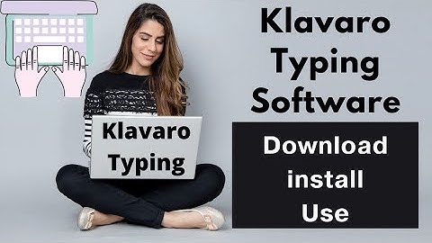 How to Klavaro Typing Software ||  How to Download install and use klavaro touch typing software.