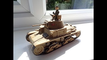 Tamiya: 1/35 Italian Carro Armato M13/40 Medium Tank Featuring Campbell The Toast  [Africa]