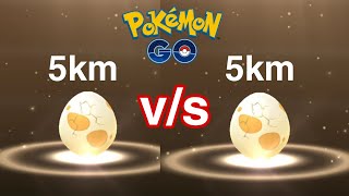 Hatching 5km eggs pokemon go