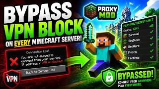 This Mod BYPASSES VPN BLOCK on Every Minecraft Server 😳