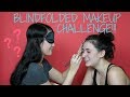 BLINDFOLDED MAKEUP CHALLENGE! -- PART 1 | AMANDA LESSA
