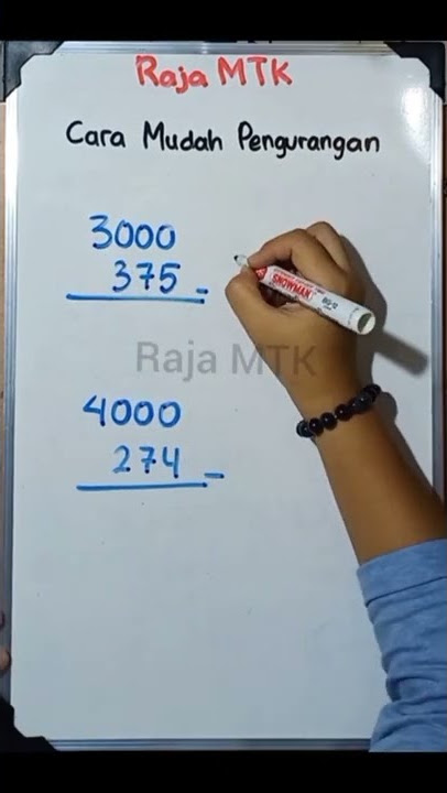 CARA MUDAH PENGURANGAN  | BELAJAR MATEMATIKA #matematika #math #belajarmatematika
