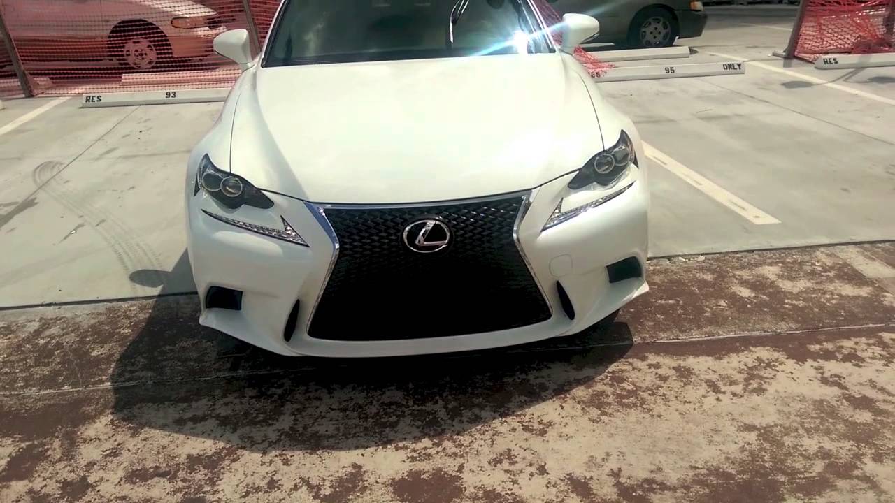 Lexus Is 250 F Sport 2014 Demo White With Red Interior
