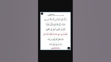 سورة المائدة - سورة 05 - اية 54