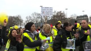 Paris Des Femmes Gilets Jaunes Manifestent