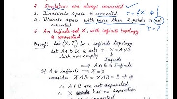 Topology I: Unit IV: Connected Spaces