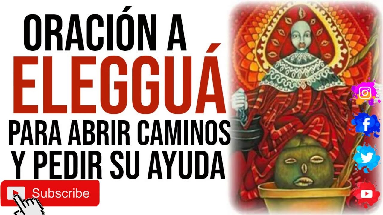 La oración infalible a Elegua♥️🖤📿 para atraer abundancia y prosperidad