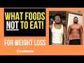 What Foods NOT to eat to lose belly fat ❌  (and what you should eat)